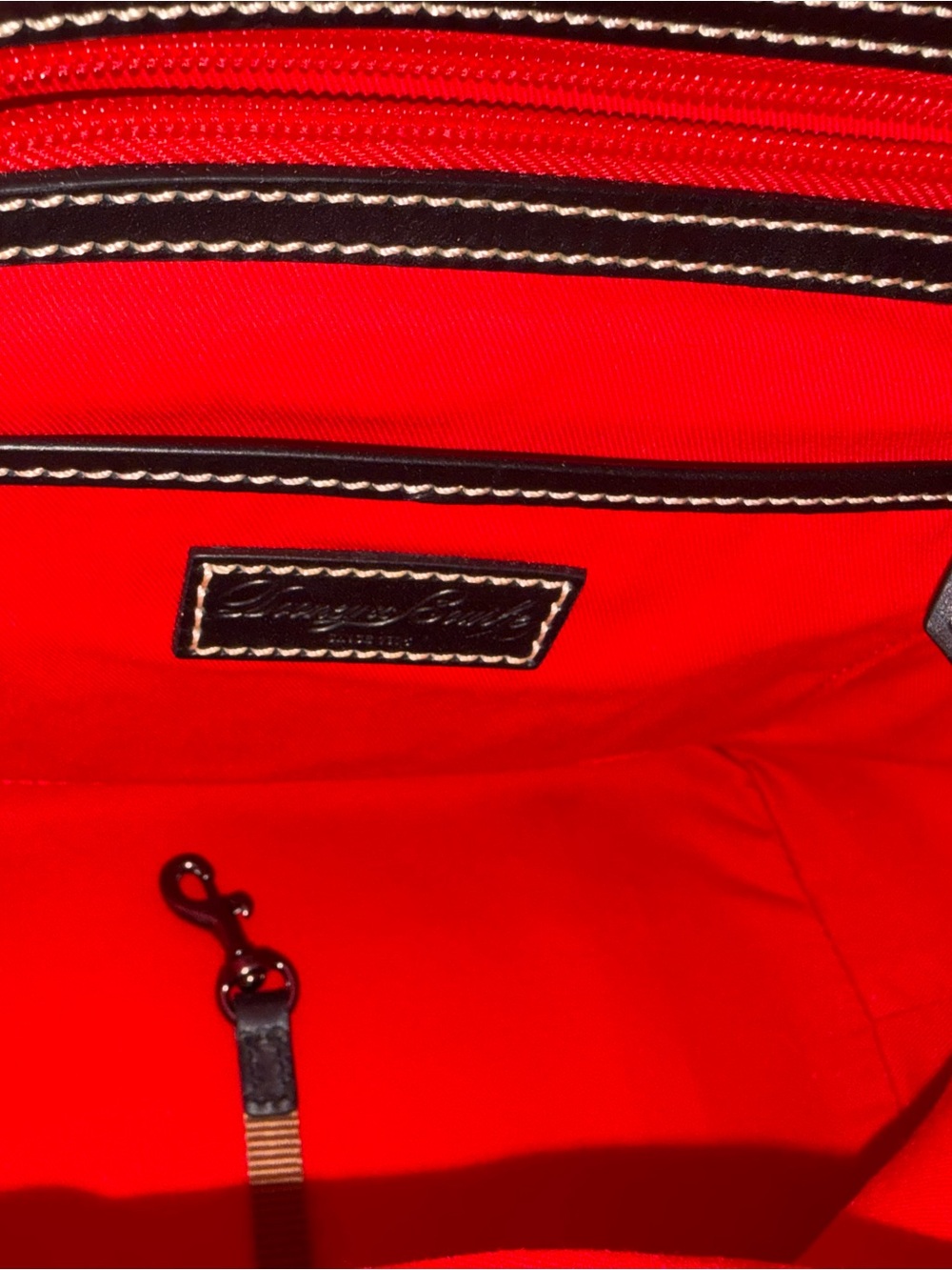 Dooney & Bourke Multicolor Peacock-Print Tote w/Matching XL Zip Around Wallet. - Picture 5 of 13